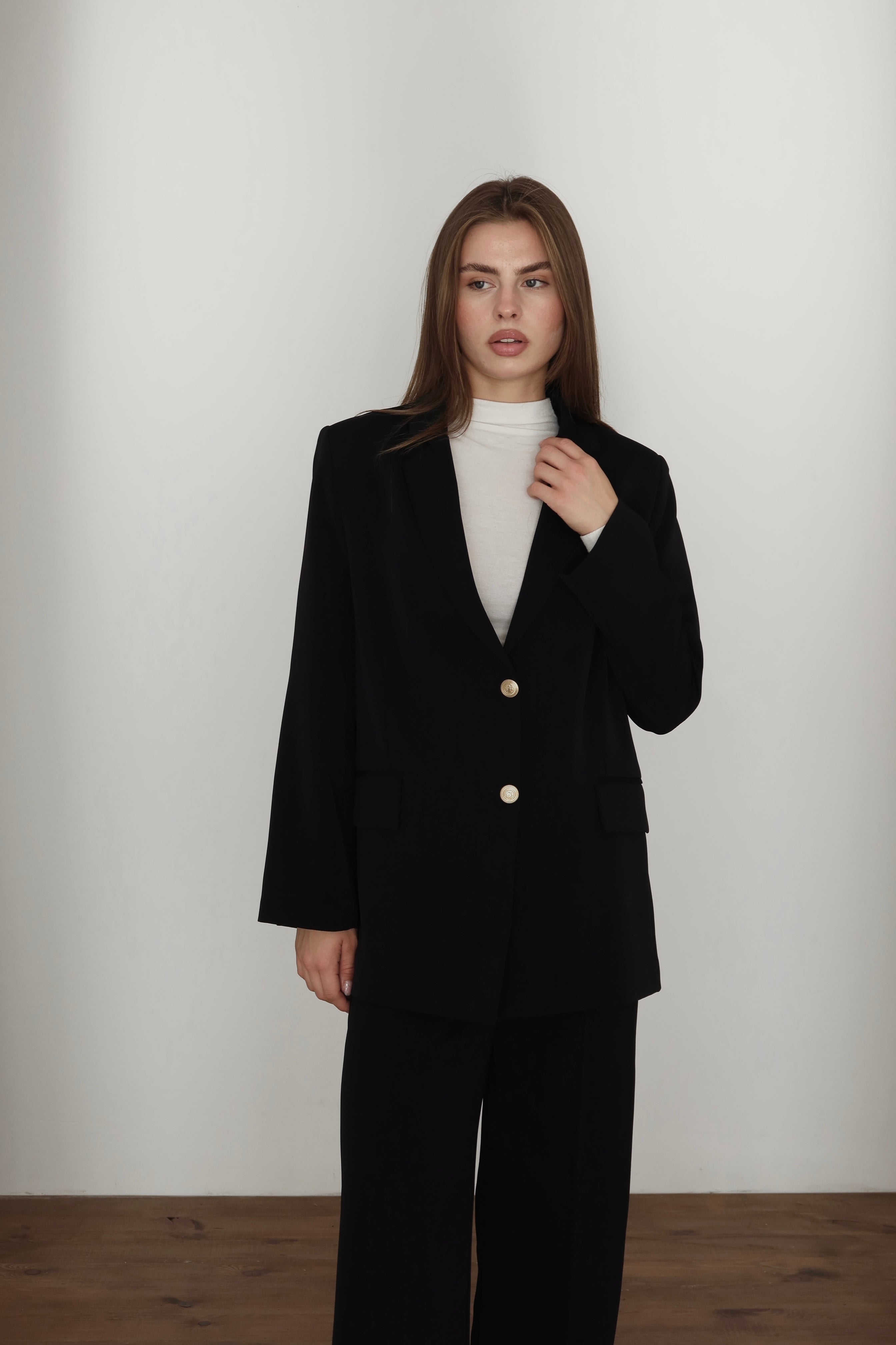 Siyah Premium Kalite Ceket Pantolon Takım