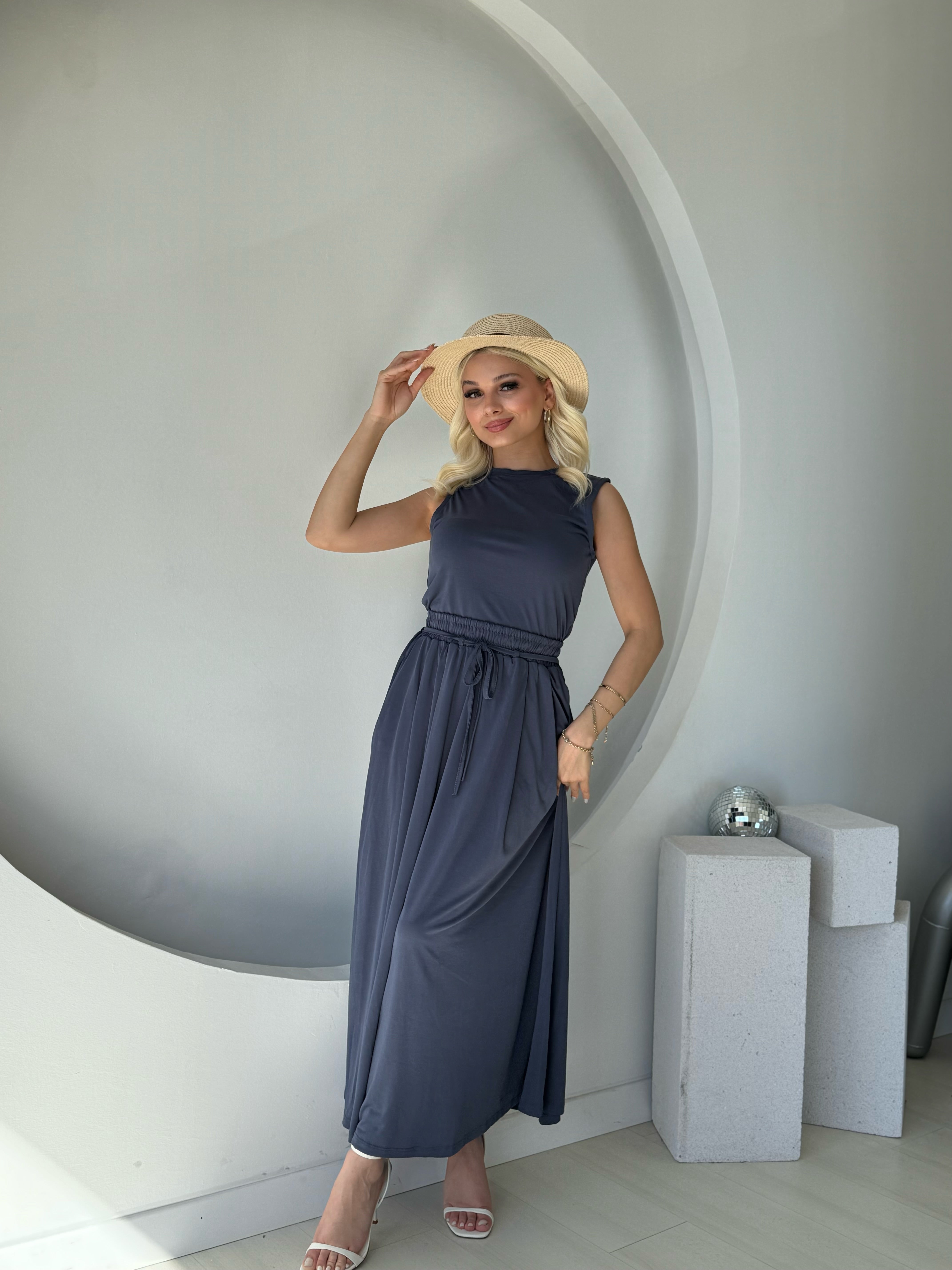 Modal İndigo Etekli Takım