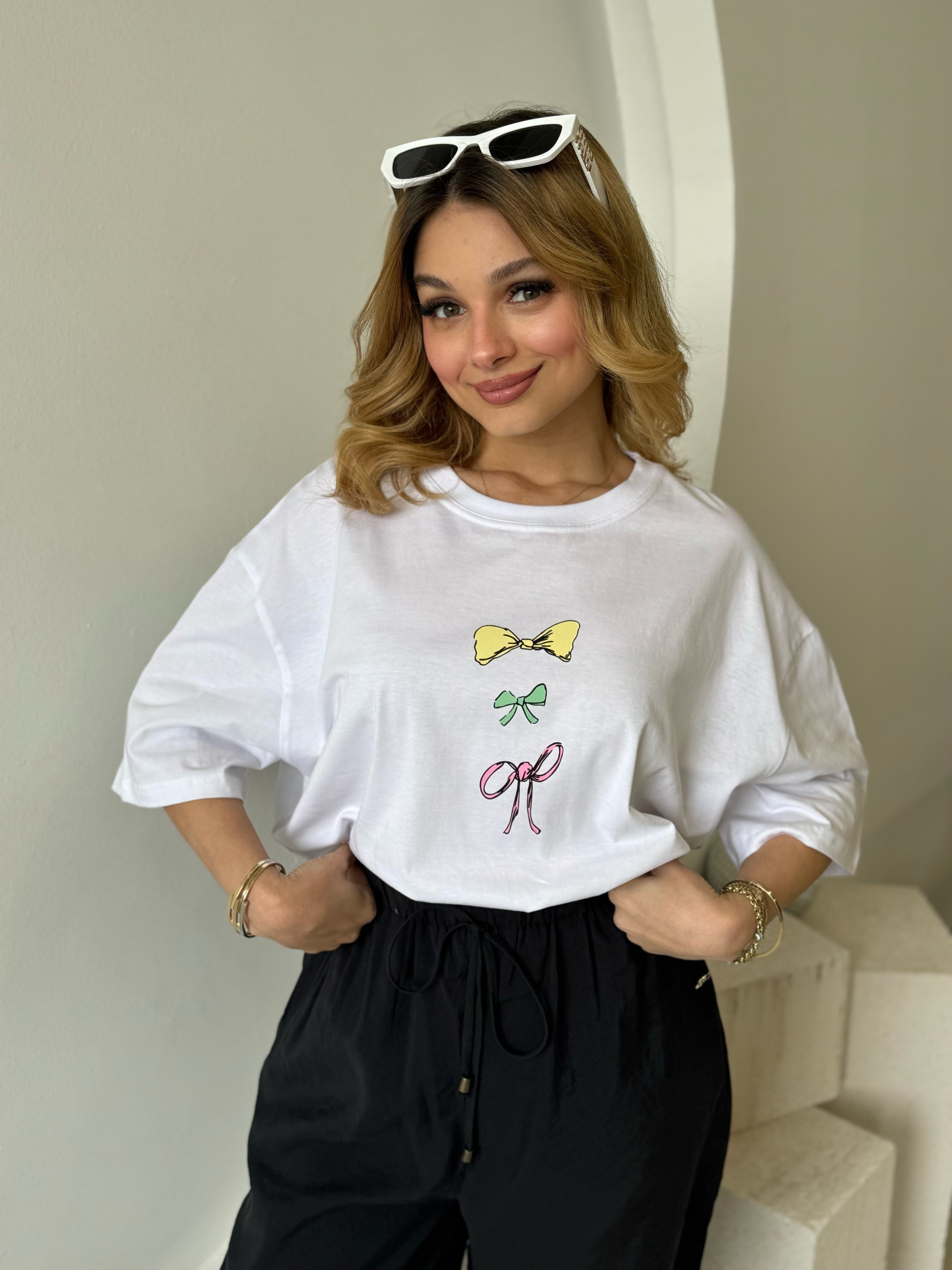 Oversize Beyaz Tshirt