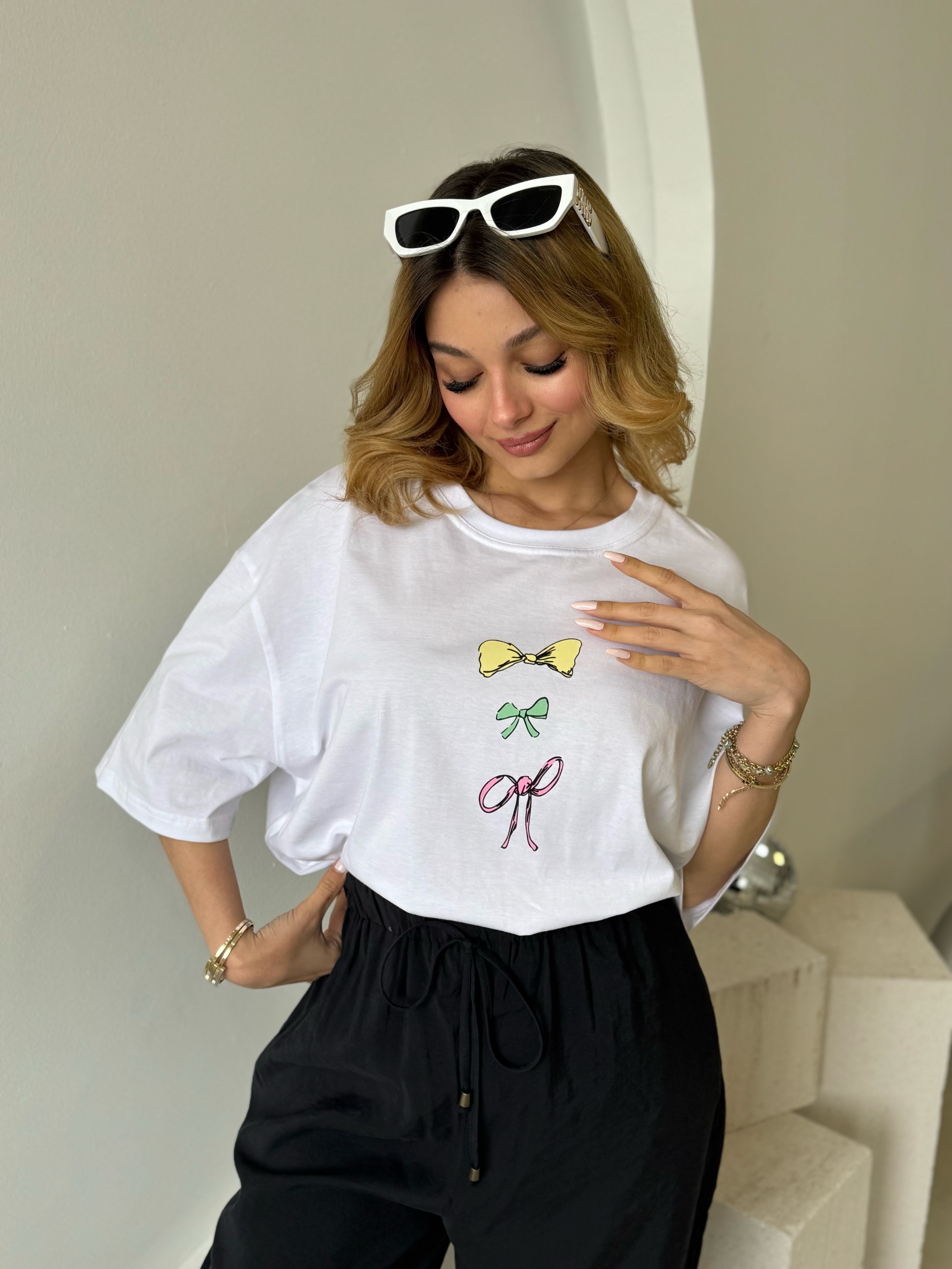 Oversize Beyaz Tshirt