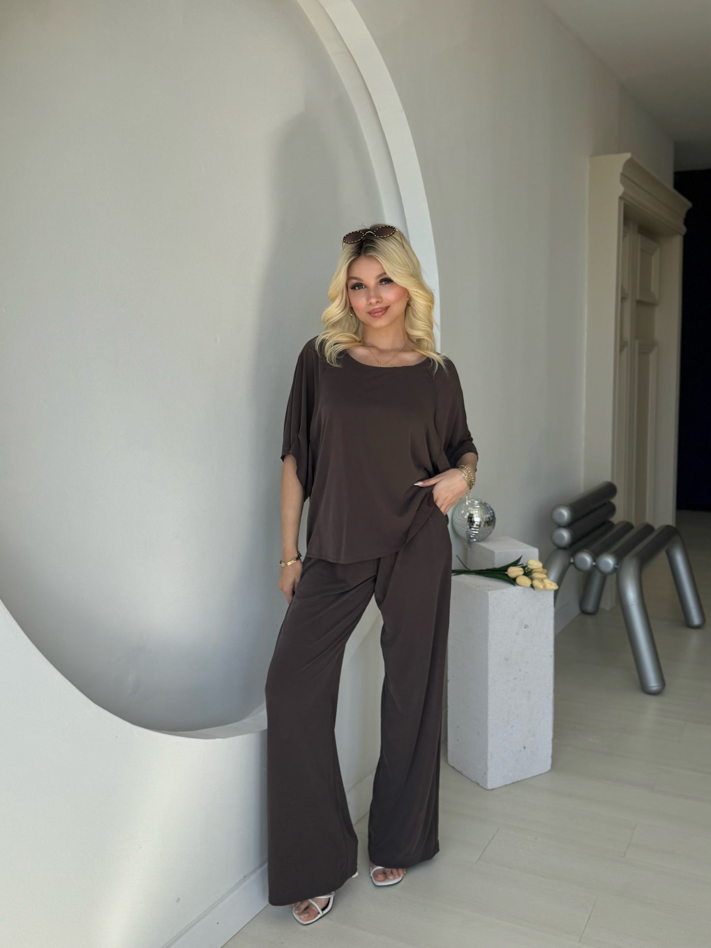 Kahverengi Modal Salaş Takım