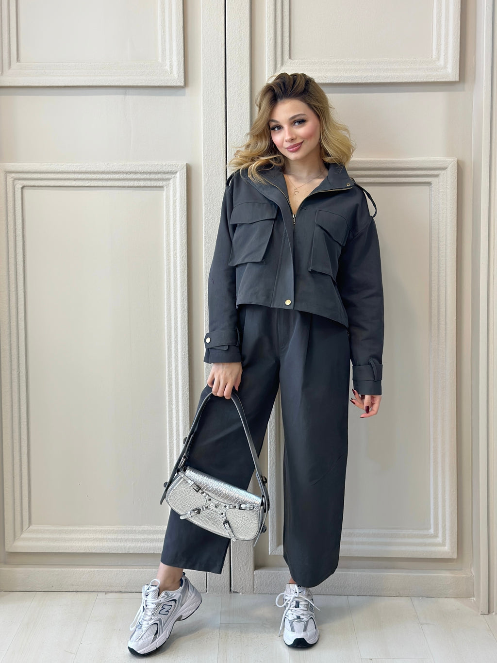 Antrasit Ceket Pantolon Takım