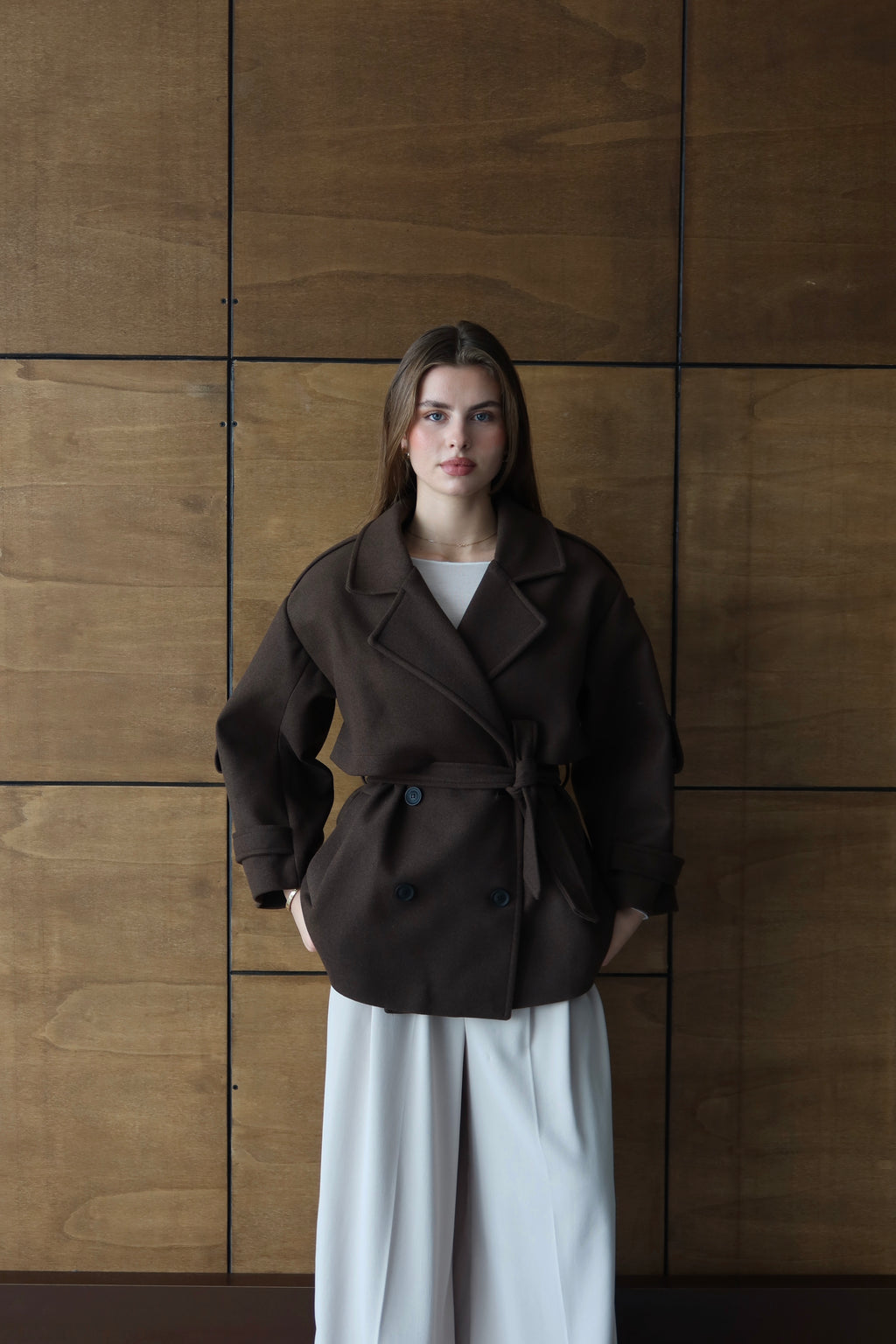 ACI KAHVE KUŞAKLI PREMİUM KAŞE KABAN