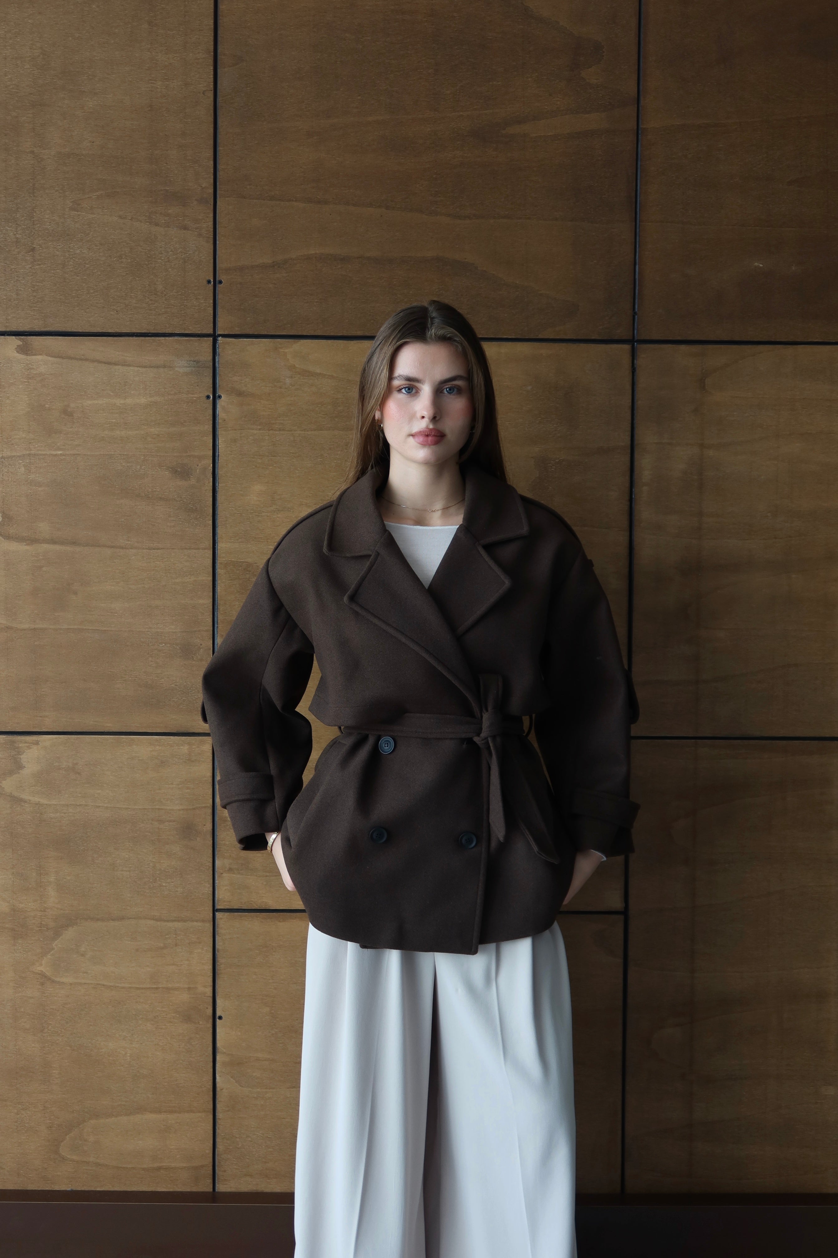 ACI KAHVE KUŞAKLI PREMİUM KAŞE KABAN