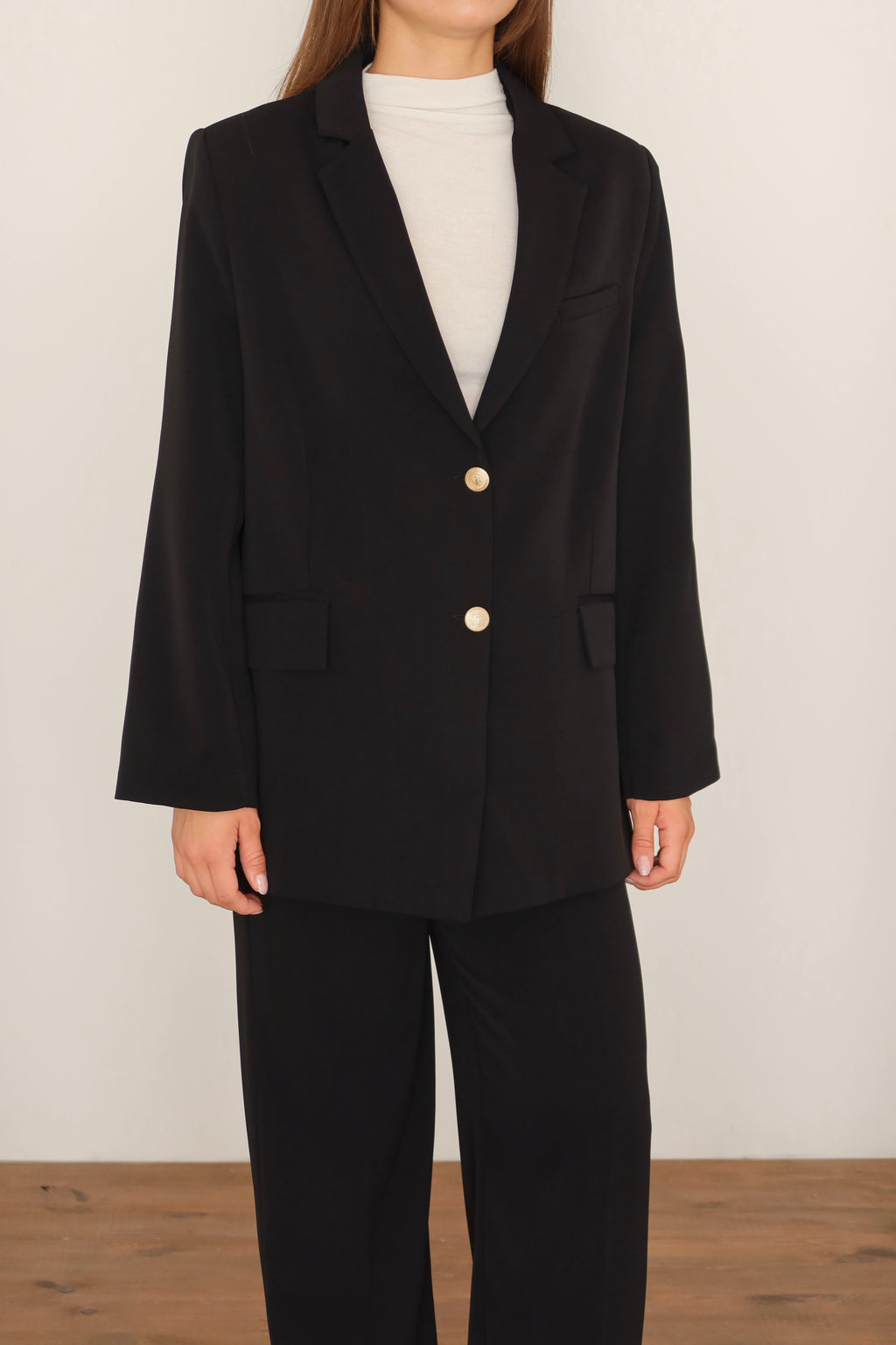 Siyah Premium Kalite Ceket Pantolon Takım