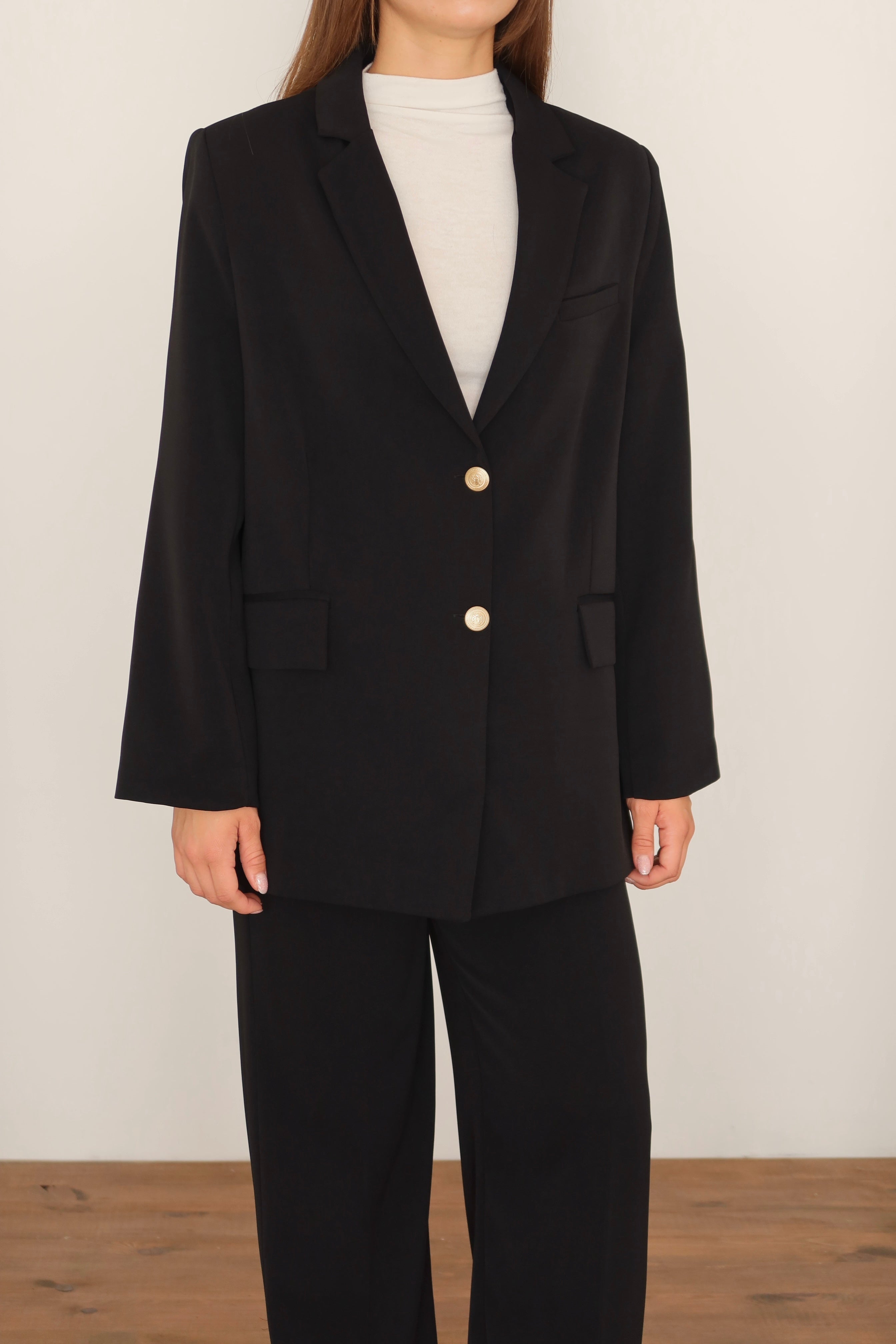 Siyah Premium Kalite Ceket Pantolon Takım