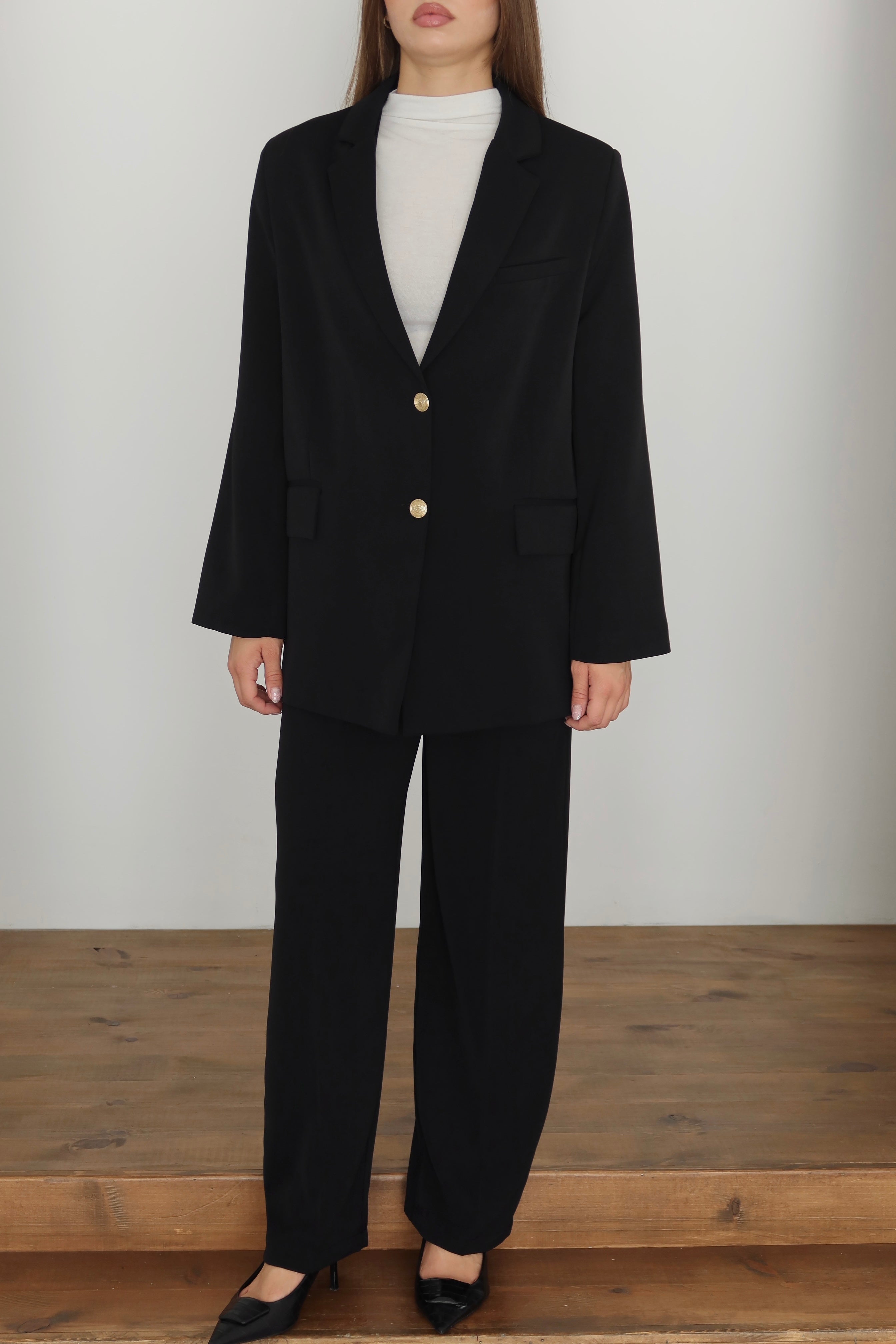 Siyah Premium Kalite Ceket Pantolon Takım