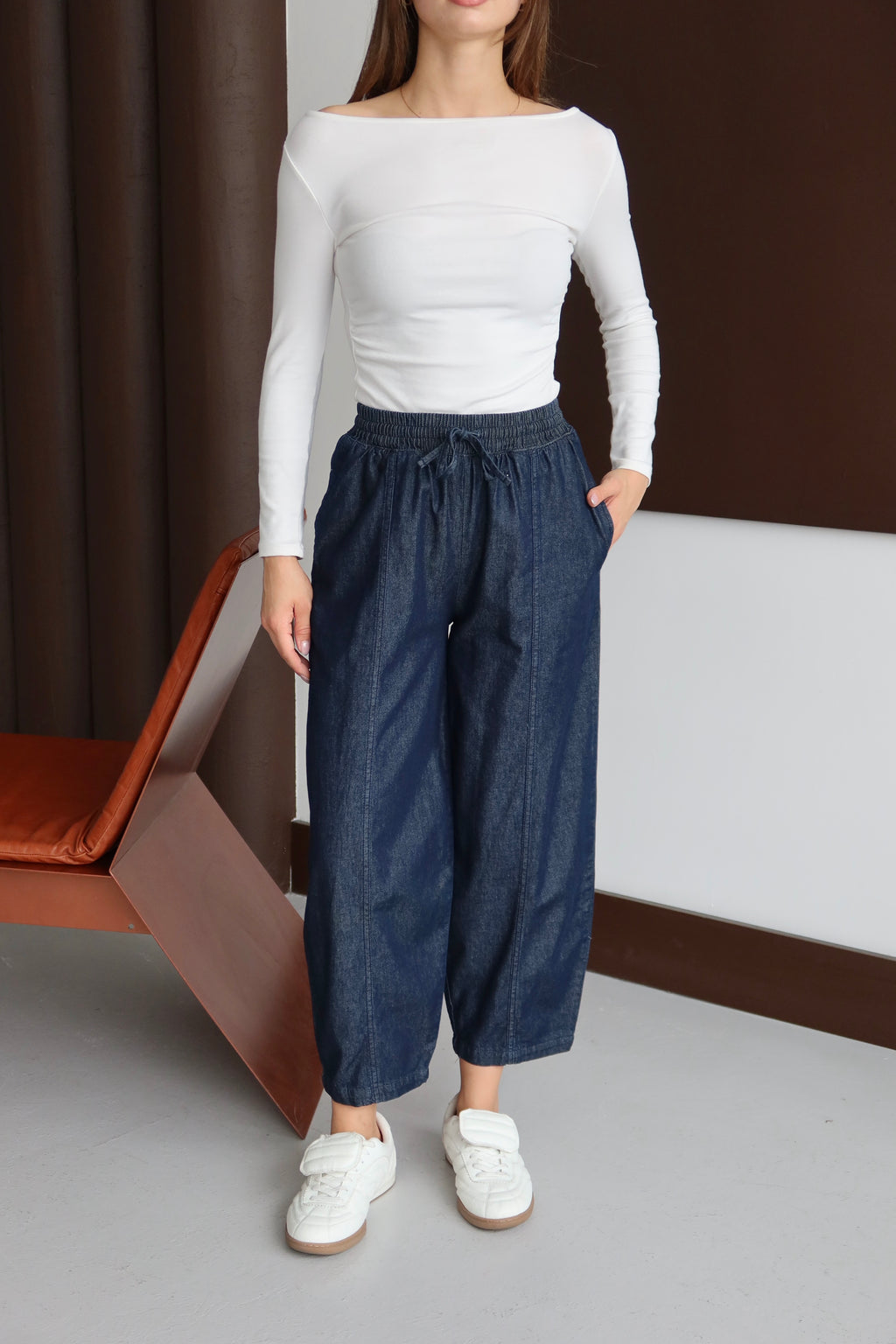 Tensel Kumaş Havuç Model Pantolon