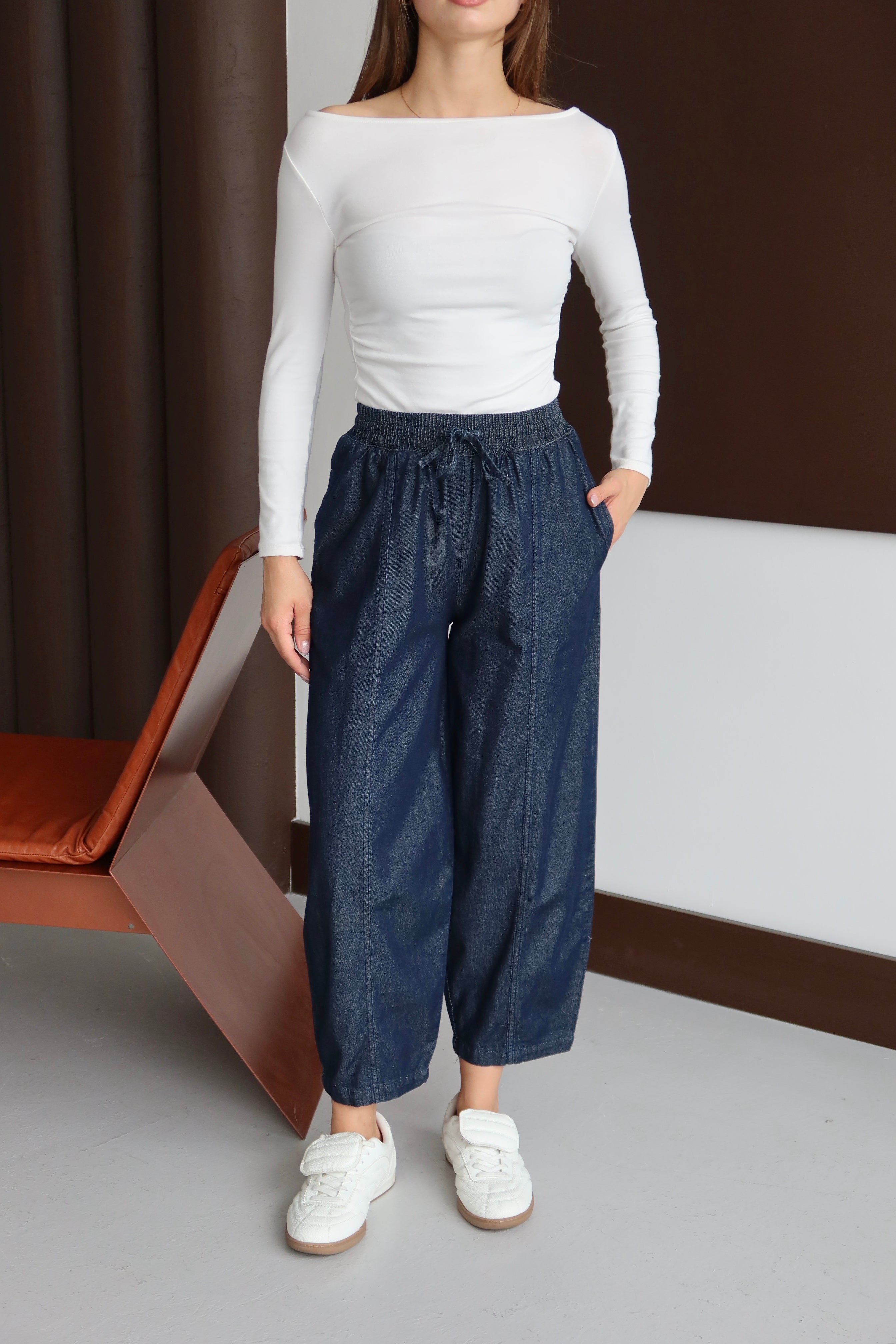 Tensel Kumaş Havuç Model Pantolon