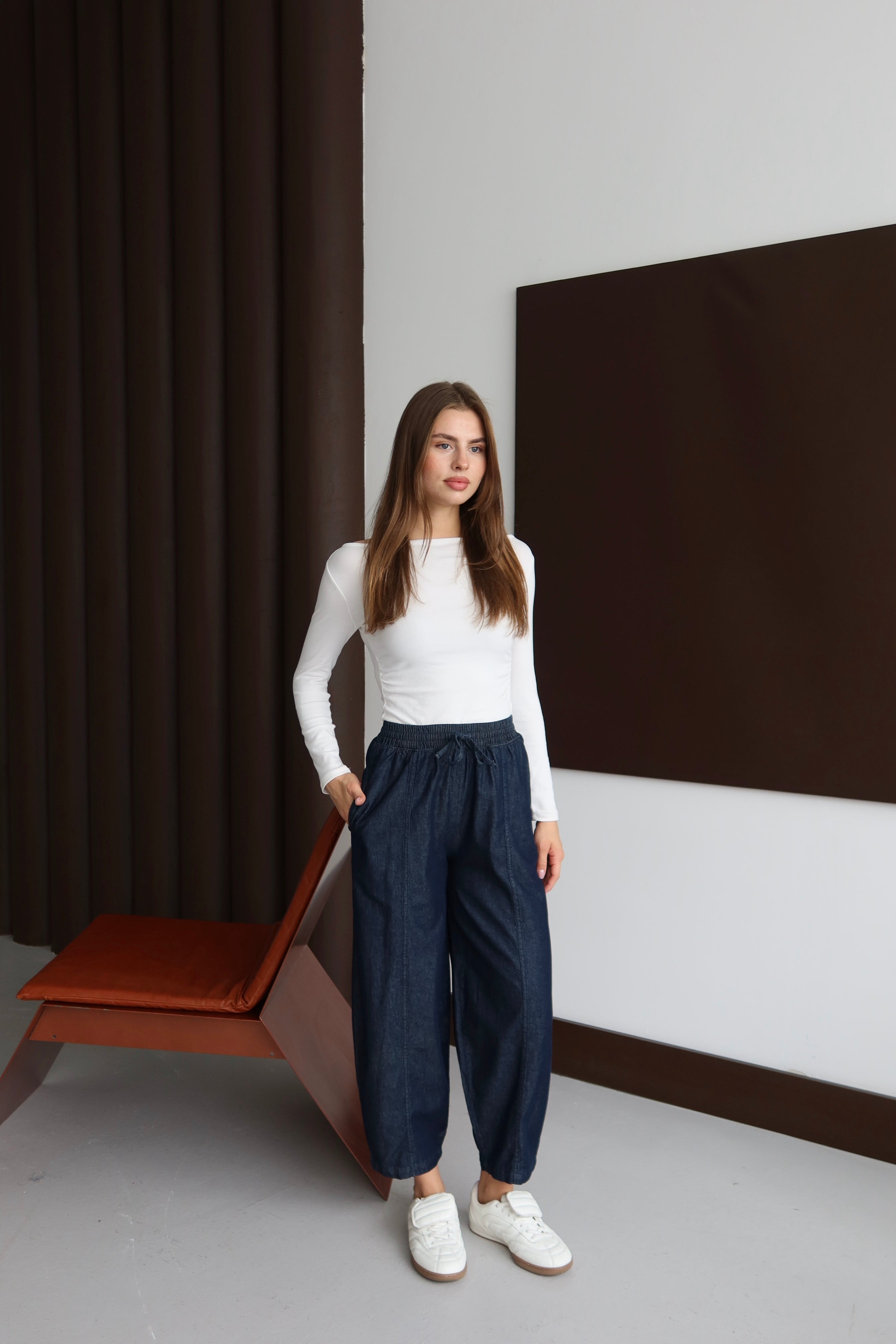 Tensel Kumaş Havuç Model Pantolon