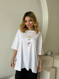 Oversize  Beyaz Tshirt