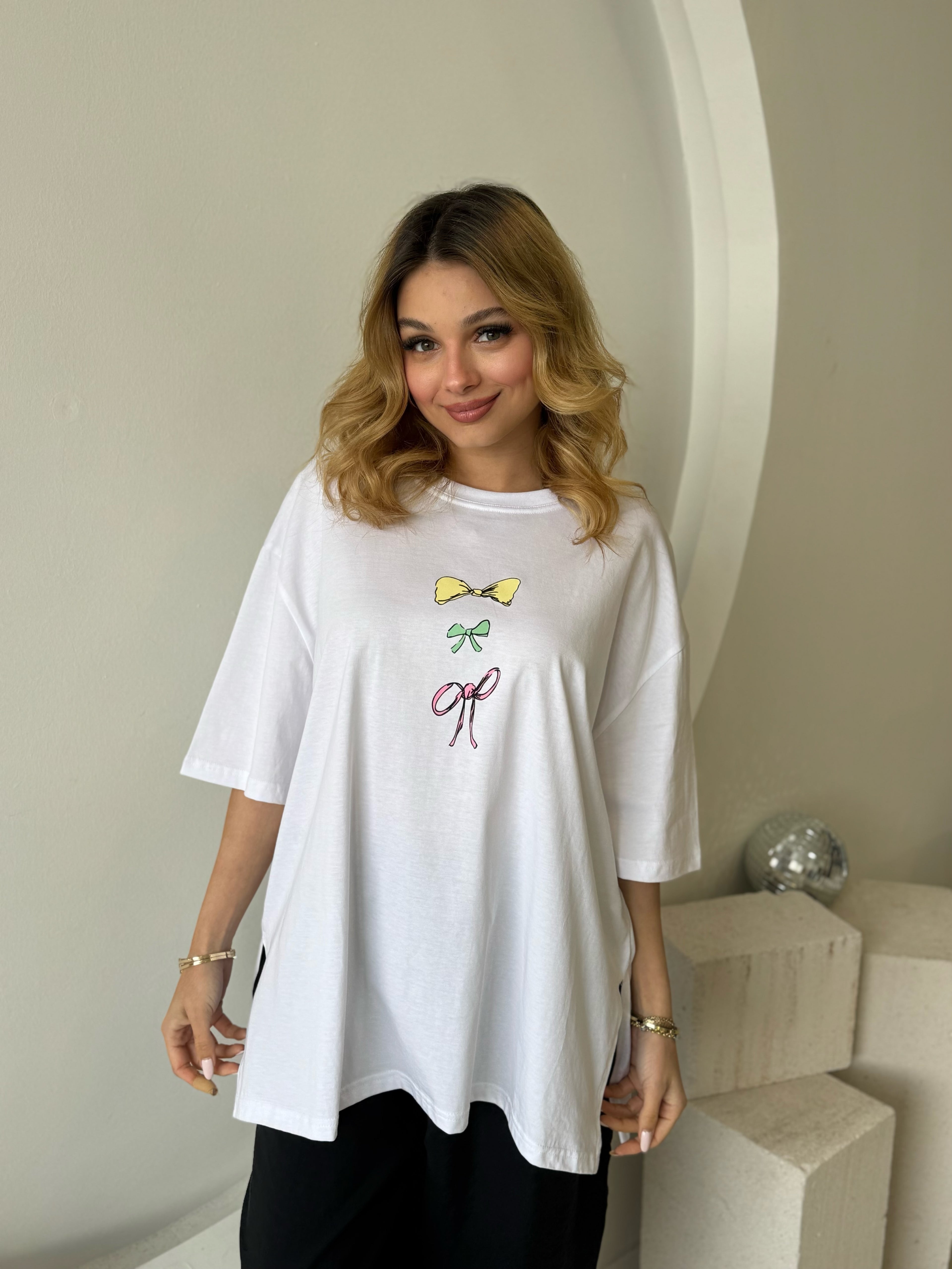 Oversize  Beyaz Tshirt