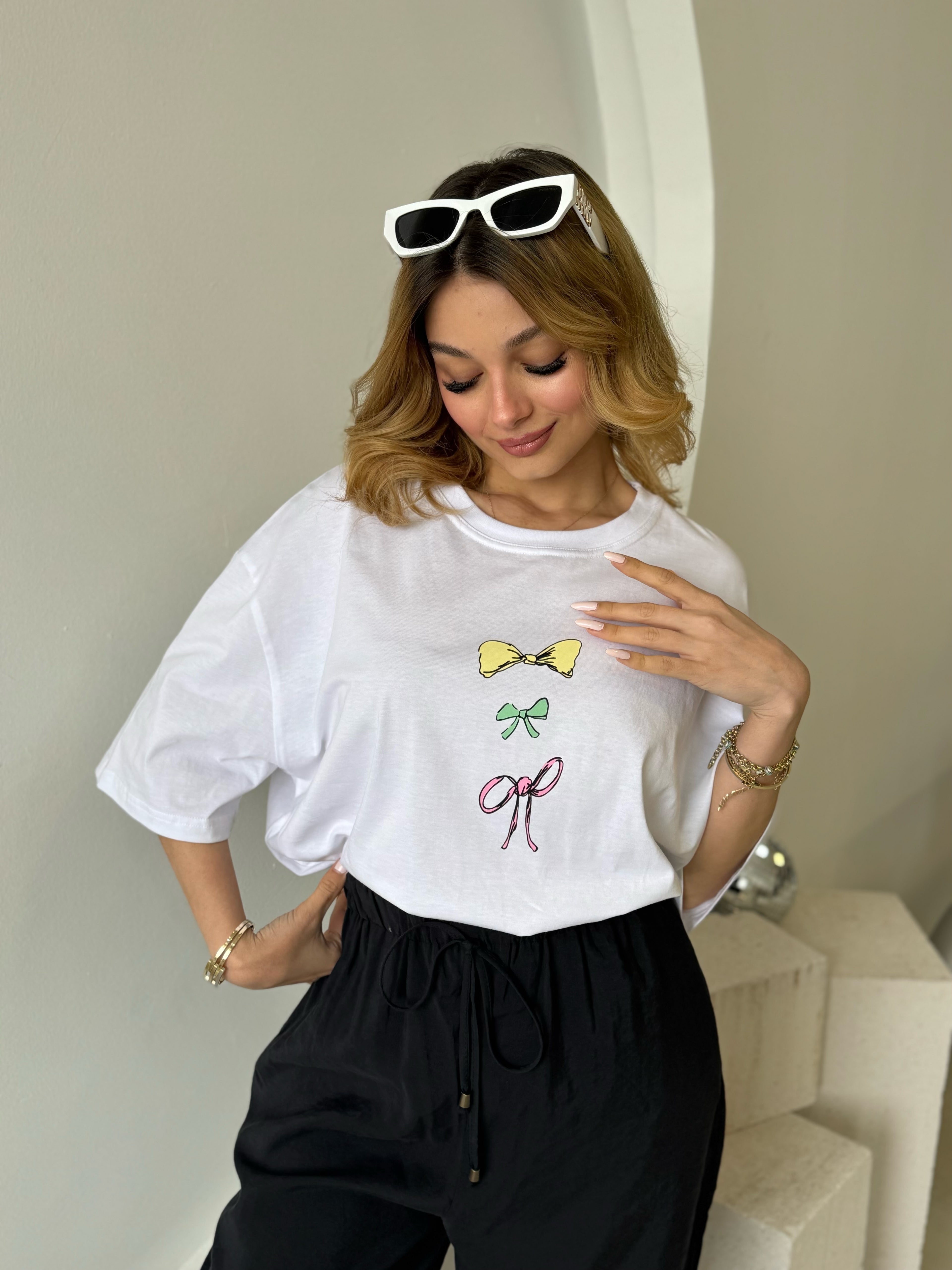 Oversize  Beyaz Tshirt