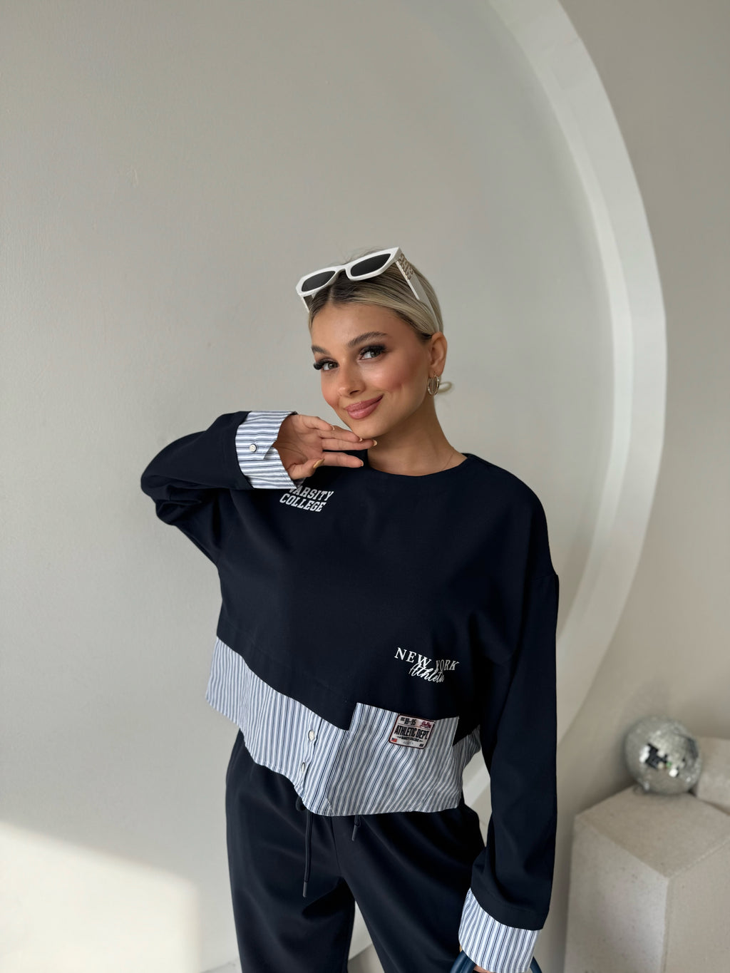 Lacivert Sweat  Pantolon Takım