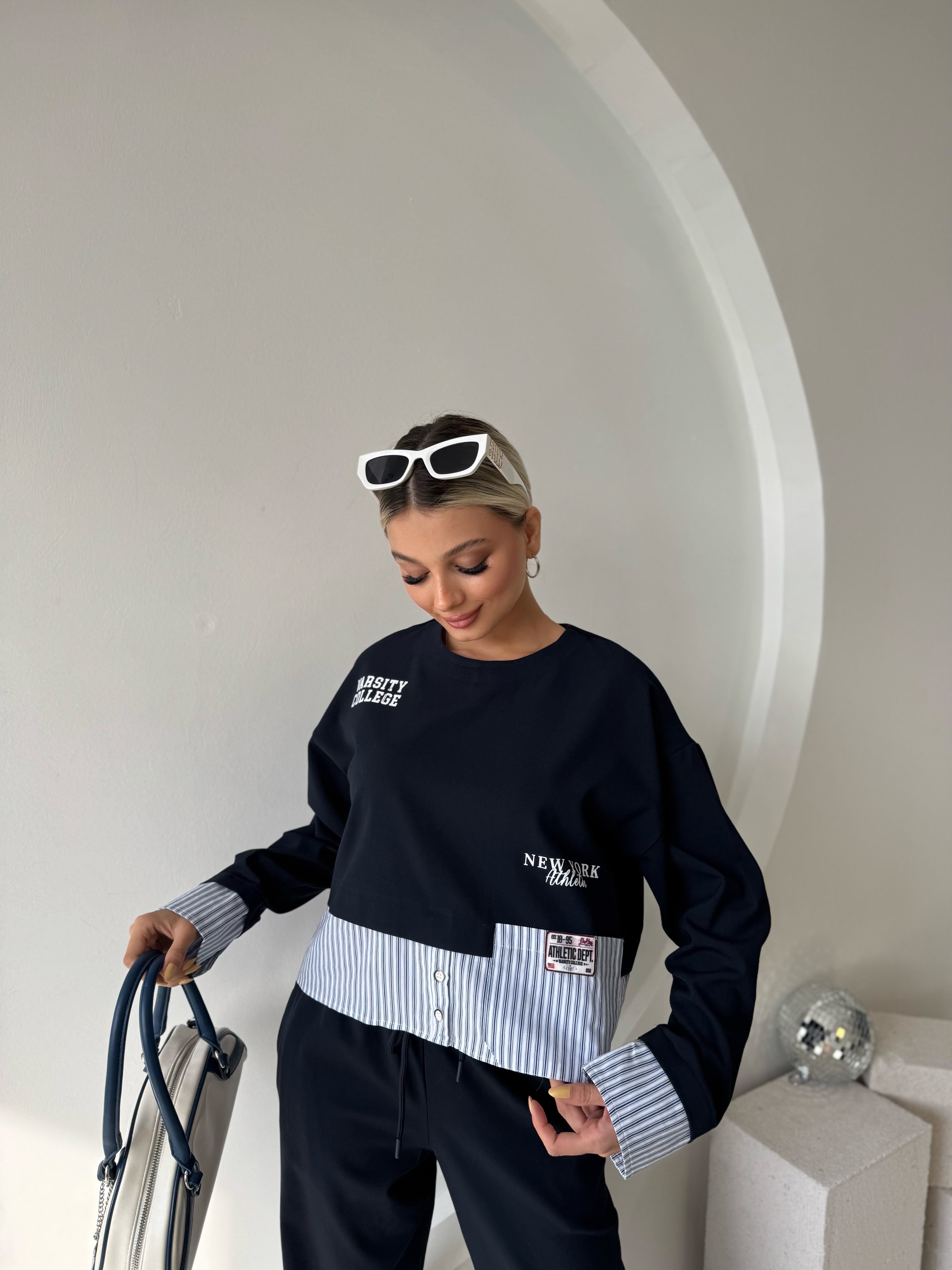 Lacivert Sweat  Pantolon Takım