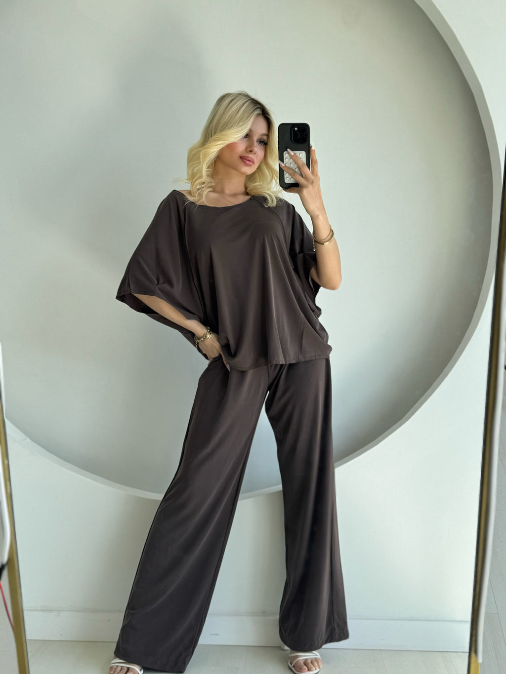 Kahverengi Modal Salaş Takım