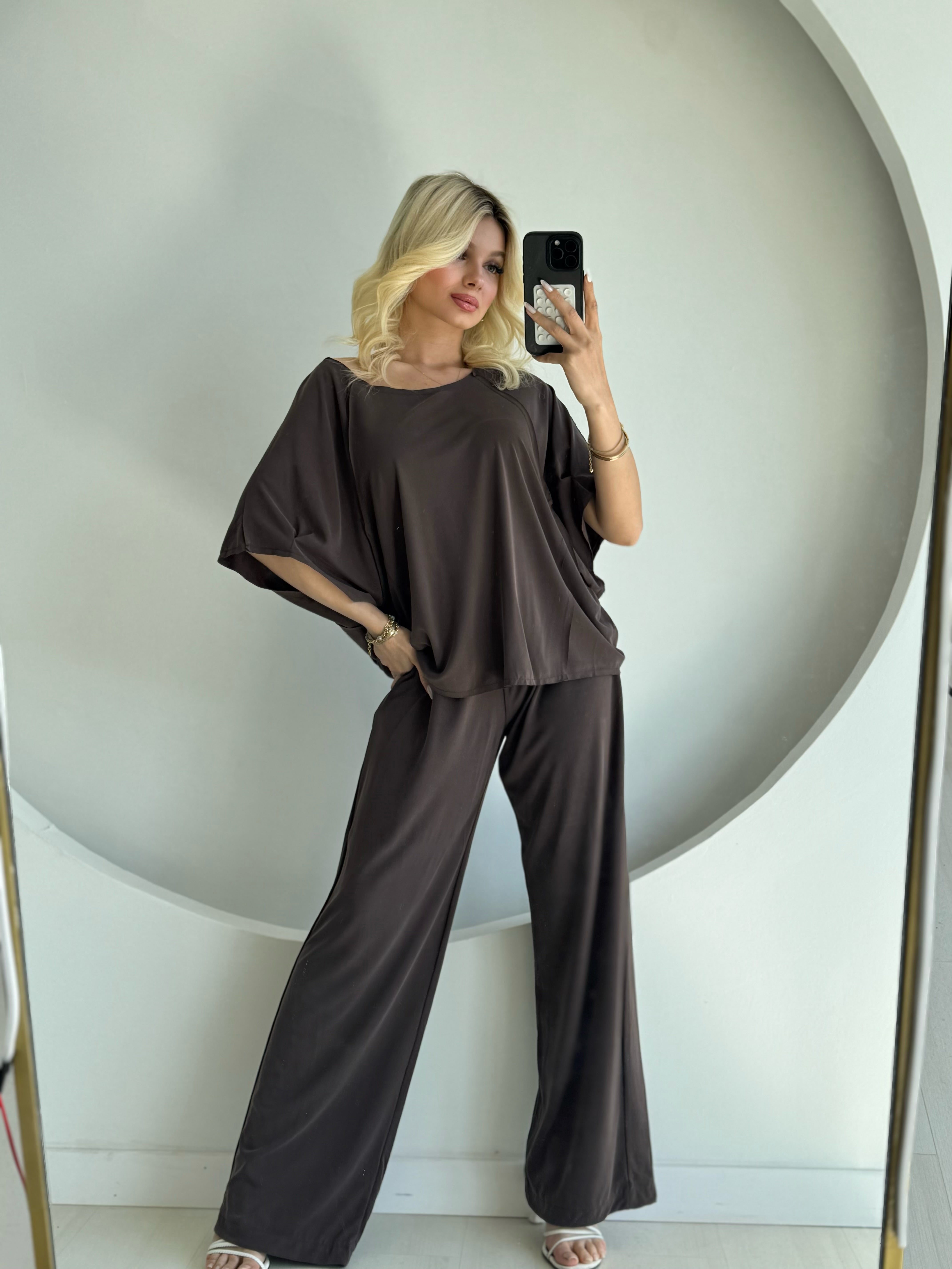 Kahverengi Modal Salaş Takım