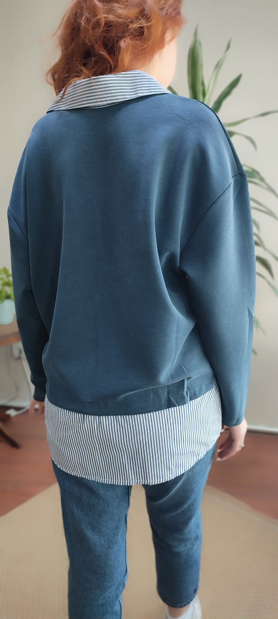 Poplin Detaylı Oysho Sweat