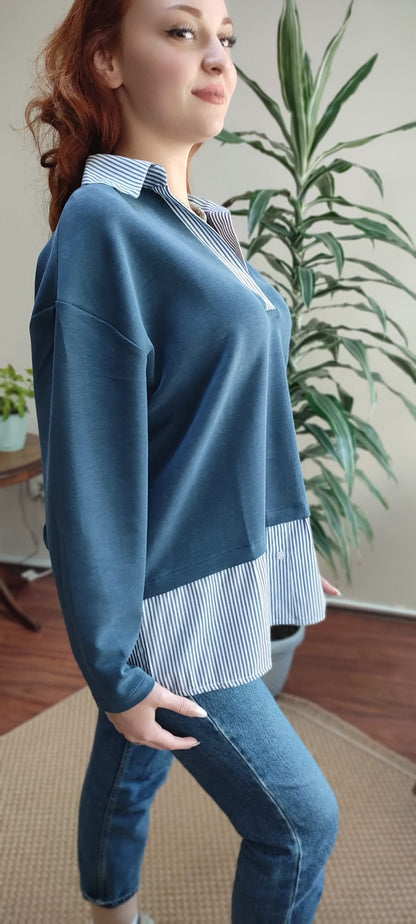 Poplin Detaylı Oysho Sweat