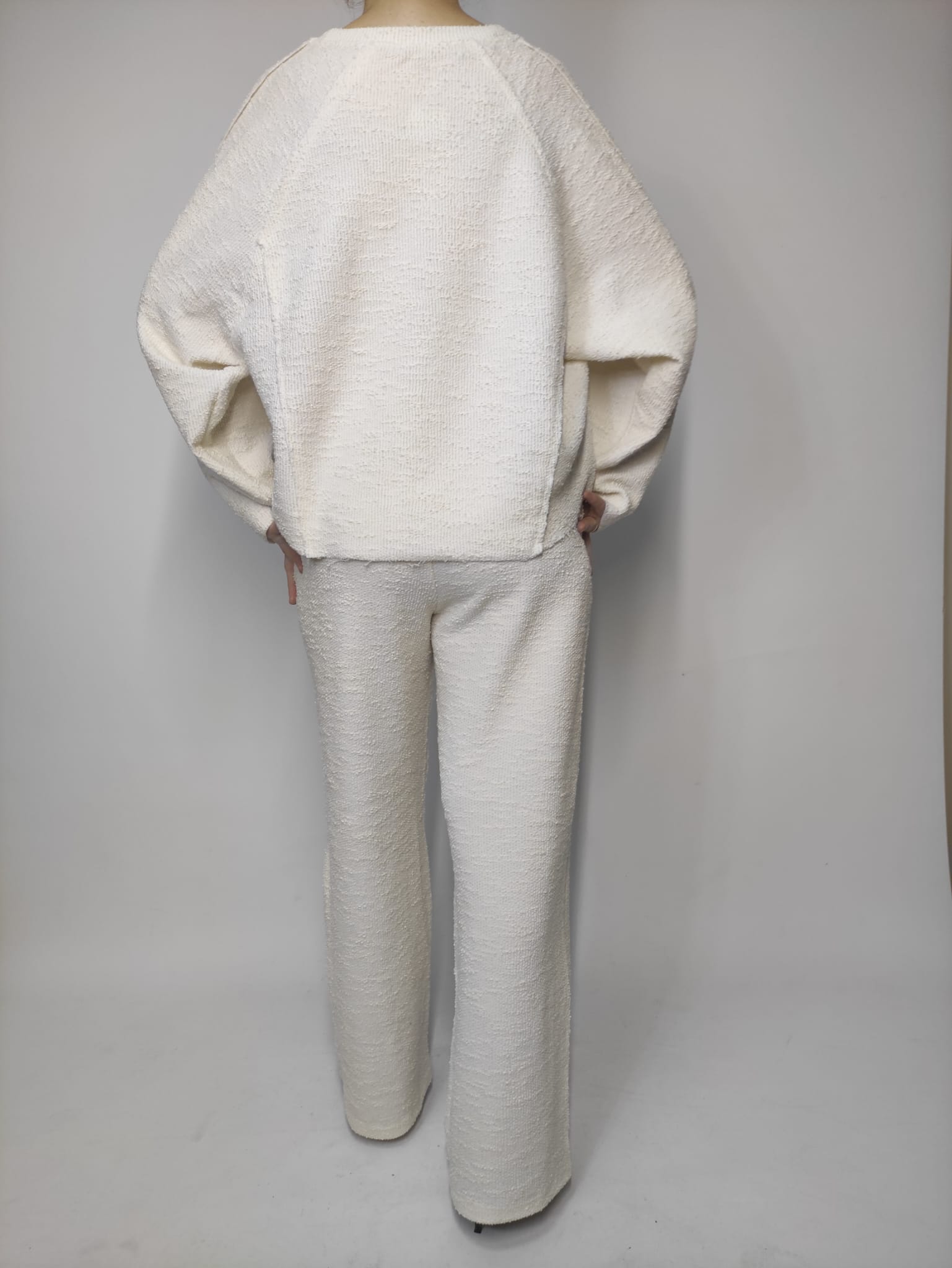 Beli Lastikli Geniş Paça Sweat Pantolon Takım