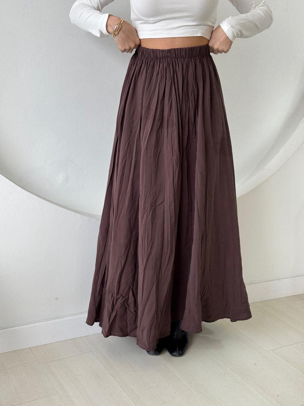 Kahverengi Crush  Etek